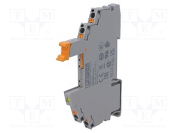 Relay Socket, DIN Rail, Push In, 8 A, 250 V, RIF-0-BPT Series