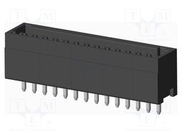 Connector: pluggable terminal block; socket; male; on PCBs
