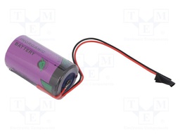 Battery: lithium (LTC); 3.6V; D; cables; Ø32.9x61.5mm; 19000mAh