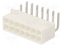 MiniFit Jr RA DR Pegs Tin V0 14Ckt