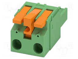 PCB connector, nominal cross section: 6 mm?, color: green, n