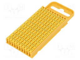 Markers for cables and wires; Label symbol: 7; 4.3÷5.3mm; yellow