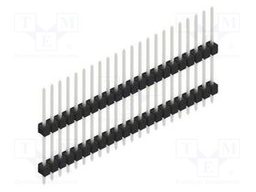 Connector: pin strips; pin header; male; PIN: 22; 2.54mm; THT; 1x22