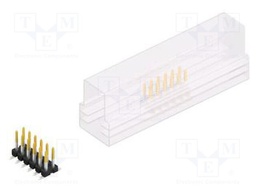 Connector: pin strips; pin header; male; PIN: 12; 2.54mm; SMT; 2x6