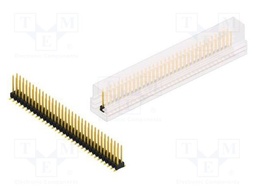 Connector: pin strips; pin header; male; PIN: 66; 2.54mm; SMT; 2x33