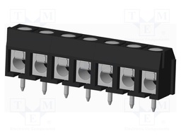 Connector: PCB terminal block; terminal; Plating: tinned; on PCBs