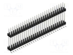 Connector: pin strips; pin header; male; PIN: 56; 2.54mm; SMT; 2x28
