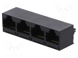 Socket; RJ45; PIN: 8; Cat: 5; Layout: 8p8c