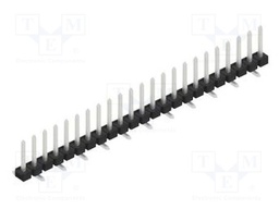 Connector: pin strips; pin header; male; PIN: 23; 2.54mm; SMT; 1x23
