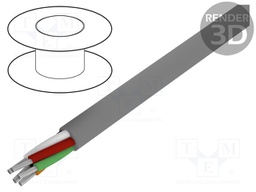 Wire; stranded; Cu; Xtra Guard® 1; 4x24AWG; dark grey; PVC; 300V