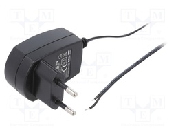 Power supply: switched-mode; constant voltage; 12VDC; 0.3A; 3.6W