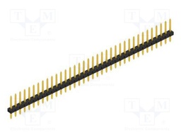 Connector: pin strips; pin header; male; PIN: 36; 2mm; THT; 1x36