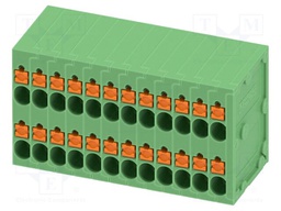 PCB terminal block, rated current: 10 A, rated voltage (III/