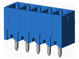 Connector: pluggable terminal block; socket; male; on PCBs