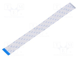 FFC cable; Cores: 40; Cable ph: 0.5mm; L: 203mm; 60V; Plating: tinned