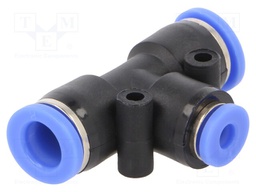 Push-in fitting; reductive,T-tap splitter; -0.95÷15bar; PBT