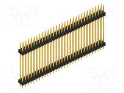 Connector: pin strips; pin header; male; PIN: 60; 2.54mm; THT; 2x30