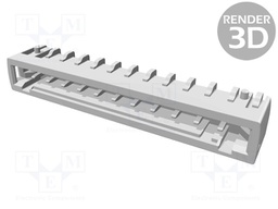 Connector: wire-board; female; PIN: 11; 2.54mm; SMT; socket; 6A
