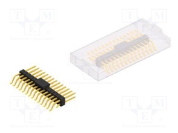 Connector: pin strips; pin header; male; PIN: 28; 2.54mm; SMT; 2x14