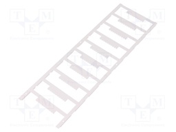 Marker; white; Width: 5mm; for labelling by user