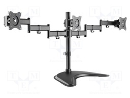 Monitor holder; 8kg; Size: 13"-27"; for three monitors; 746mm