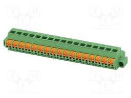 PCB connector, nominal cross section: 2.5 mm2, color: green,