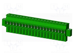 Connector: pluggable terminal block; plug; female; angled 90°