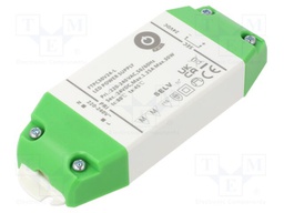 Power supply: switching; LED; 30W; 24VDC; 0÷1.25A; 200÷240VAC; IP20