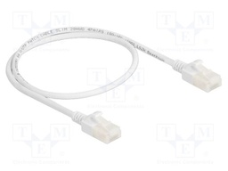Patch cord; U/UTP; Cat: 6a; RJ45 plug,both sides; 500mm; LSZH