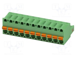 PCB connector, nominal cross section: 2.5 mm?, color: green,