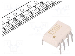 Optocoupler; THT; Channels: 1; Out: Schmitt trigger; 5kV; 5Mbps
