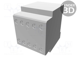 Contactor: 3-pole; NO x3; Auxiliary contacts: NC; 12VDC; 9A; DIN; BG