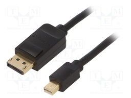 Cable; DisplayPort 1.2; DisplayPort plug,mini DisplayPort plug