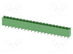 PCB headers, nominal cross section: 2.5 mm?, color: green, n