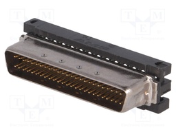 Connector: wire-board; PIN: 50; shielded; for ribbon cable; plug