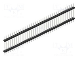 Connector: pin strips; pin header; male; PIN: 37; 2mm; THT; 1x37