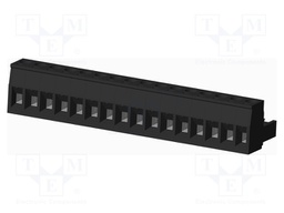 Connector: pluggable terminal block; plug; female; straight; 300V