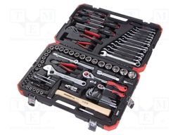 Tools set: general purpose; case; 1/2",1/4"; 100pcs.