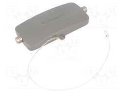 Protection cover; size 16B; cord; for latch; metal