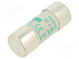 Fuse: fuse; aM; 16A; 690VAC; ceramic,cylindrical,industrial
