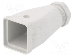 Enclosure: for HDC connectors; size 3; Pitch: 1x screw (21x21mm)