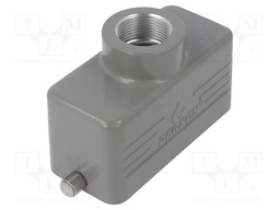 Enclosure: for HDC connectors; size D16B; for cable; for latch