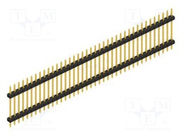 Connector: pin strips; pin header; male; PIN: 39; 2mm; THT; 1x39