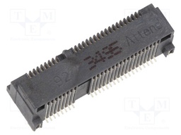 Connector: PCI Express mini; horizontal; SMT; gold-plated; PIN: 52