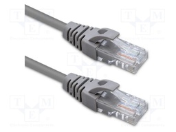 Patch cord; U/UTP; Cat: 5e; RJ45 plug,both sides; stranded; 2m; PVC