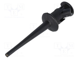 Clip-on probe; pincers type; 5A; 300VDC; black