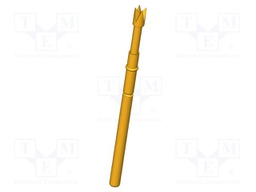 Test needle; Operational spring compression: 4mm; 5A; Ø: 1.8mm