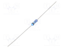 Resistor: thin film; THT; 22.1Ω; 600mW; ±5%; Ø2.5x6.5mm; 50ppm/°C