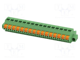 PCB connector, nominal cross section: 2.5 mm2, color: green,