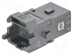 Connector: rectangular; male; Han 1A; PIN: 12; size 1A; crimped